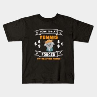 US Open Born To Play Tennis Kids T-Shirt